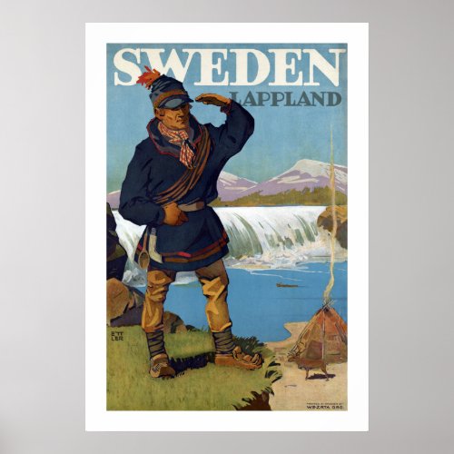 Sweden  Lappland Poster
