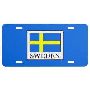 Sweden License Plate