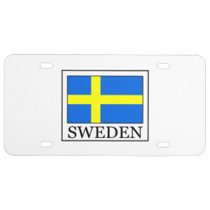Sweden License Plate