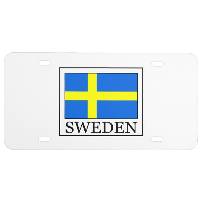 Sweden License Plate (Front)