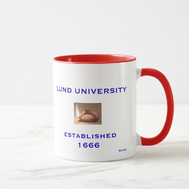 Sweden - Lund University Custom Mug (Right)