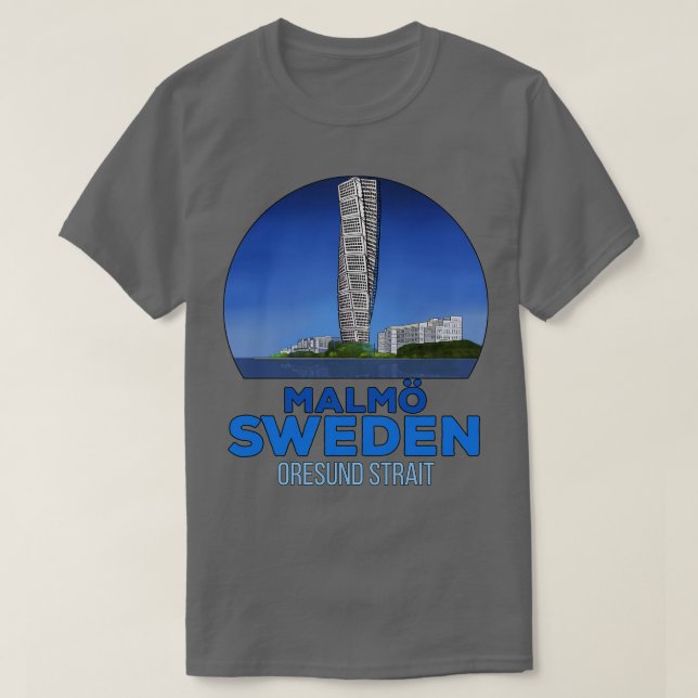 Sweden Malmo T-Shirt (Design Front)