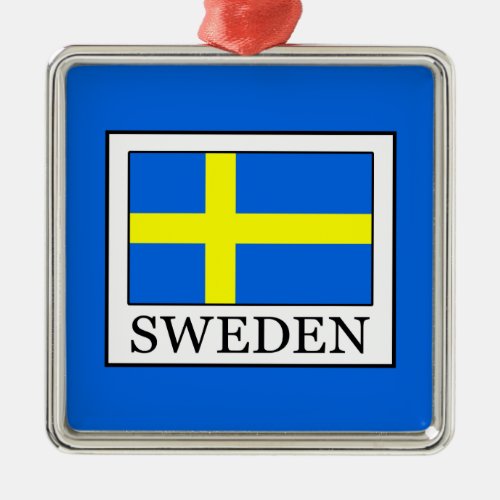 Sweden Metal Ornament