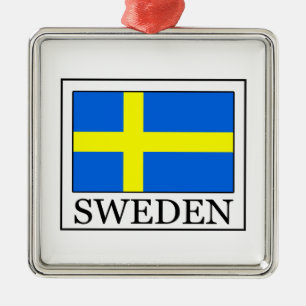 Sweden Metal Ornament