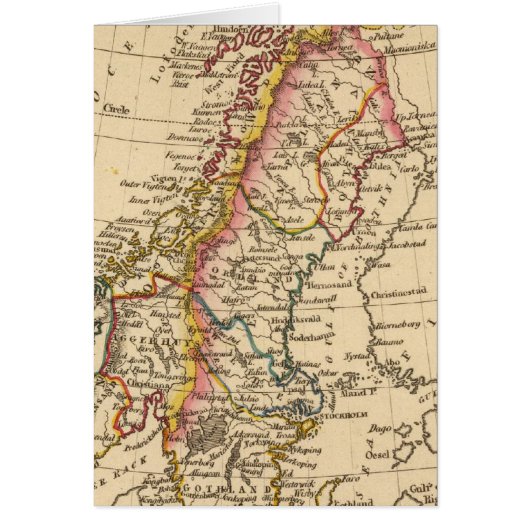 Sweden, Norway 2 Cards (Front)