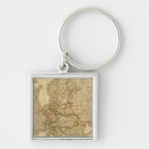 Sweden, Norway, and Demark Keychain