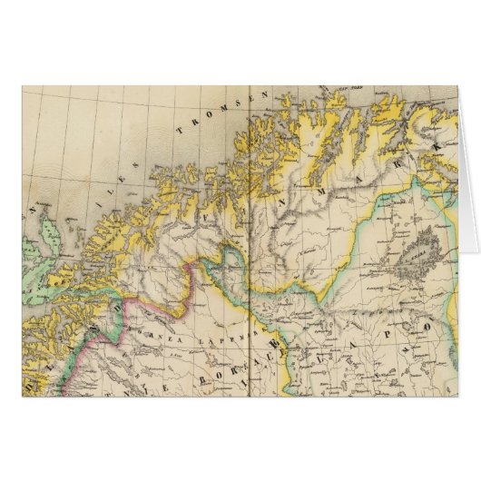 Sweden, Norway Atlas Map (Front Horizontal)