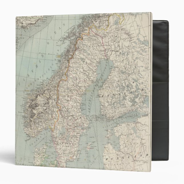 Sweden, Norway, Denmark 2 3 Ring Binder (Front/Inside)