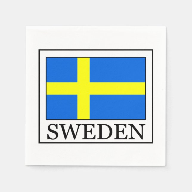 Sweden Paper Napkins (Front)