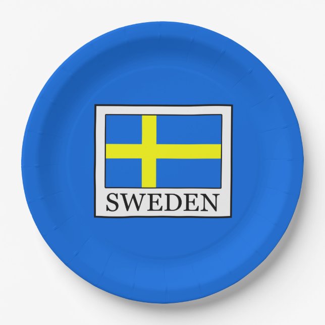 Sweden Paper Plates (Front)