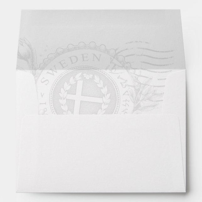 Sweden Passport Envelope (Back (Bottom))