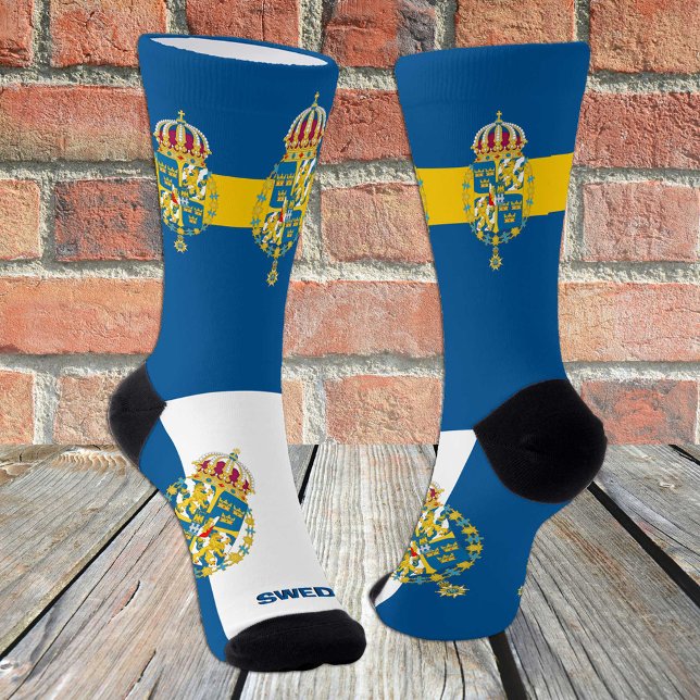 Sweden Patriotic, Sustainable Swedish Flag Socks (Creator Uploaded)