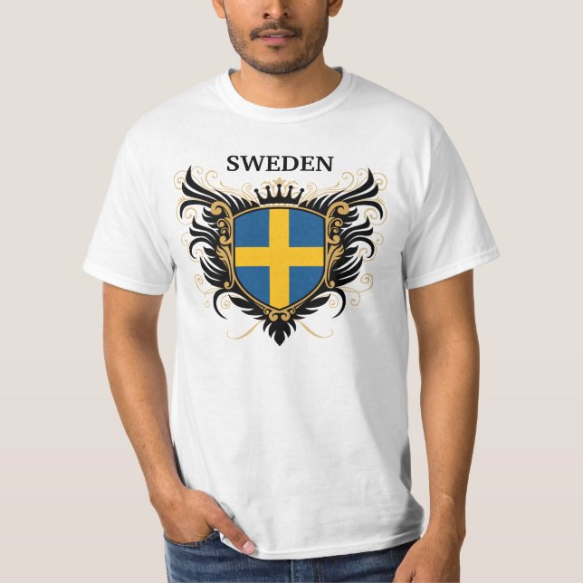 Sweden [personalize] T-Shirt (Front)