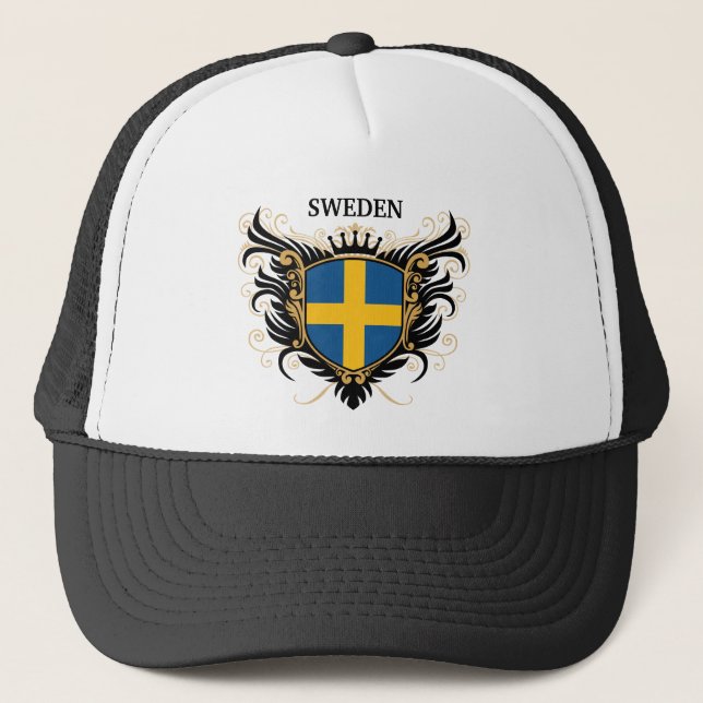 Sweden [personalize] trucker hat (Front)