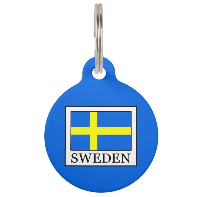 Sweden Pet ID Tag (Front)