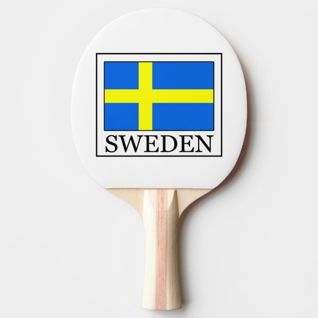 Sweden Ping-Pong Paddle (Front)