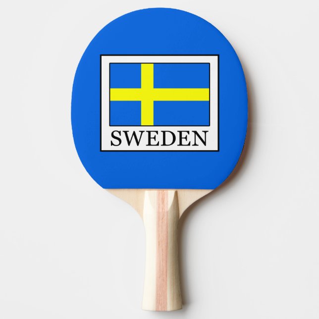 Sweden Ping-Pong Paddle (Front)