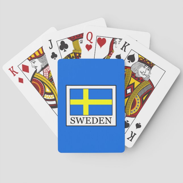 Sweden Poker Cards (Back)
