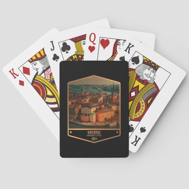 Sweden Poker Cards (Back)
