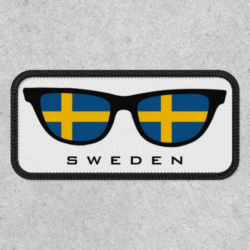 Sweden Shades custom text  color Patch