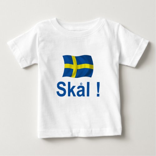 Sweden Skal Baby T_Shirt