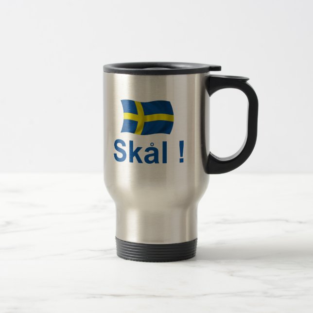 Sweden Skal! Travel Mug (Right)