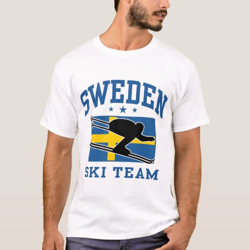 Sweden Ski Team T_Shirt