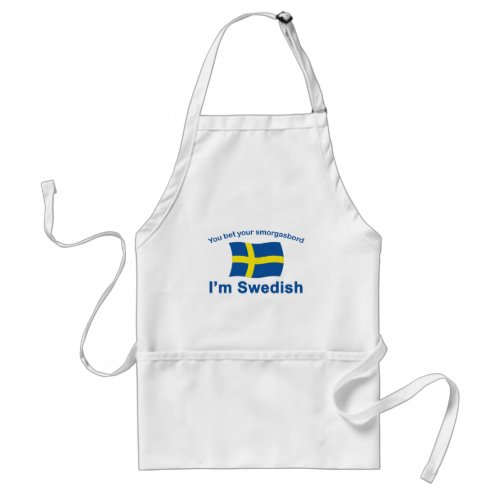 Sweden Smorgasbord 1 Adult Apron