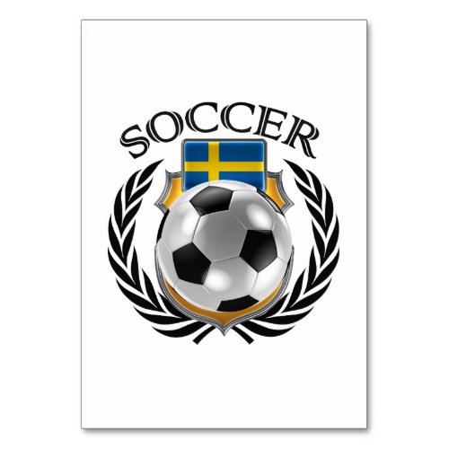 Sweden Soccer 2016 Fan Gear Table Number