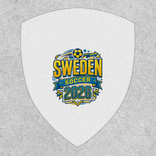 Sweden Soccer 2026 Soccer Bold Country Typography Patch