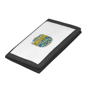 Sweden Soccer 2026 Soccer Bold Country Typography  Trifold Wallet