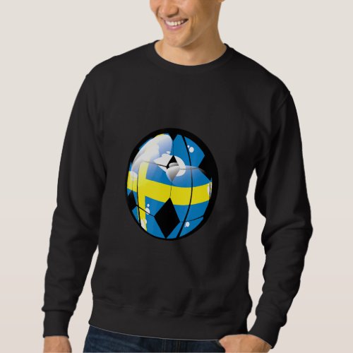 Sweden Soccer Calcio Futboll Fussball Jersey Sveri Sweatshirt