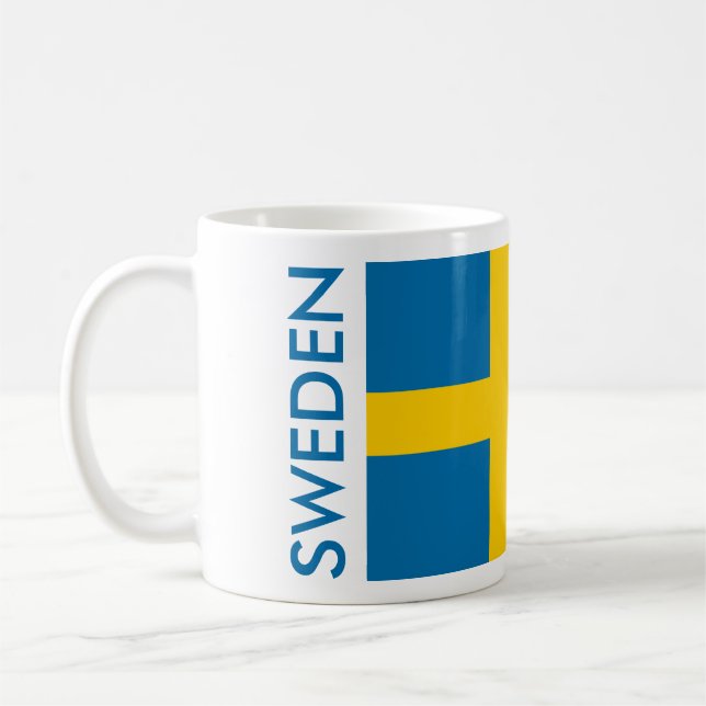 SWEDEN SOCCER COFFEE MUG (Left)