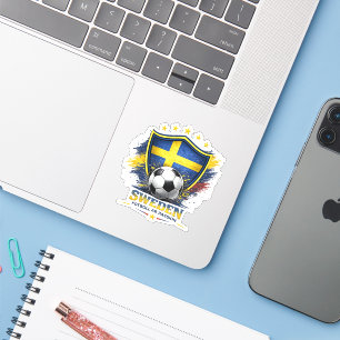 Sweden Soccer Fan Swedish Football World Cup Sticker
