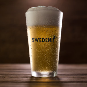 Sweden soccer glass