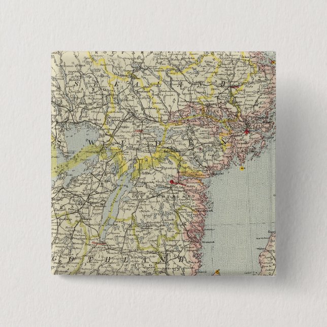 Sweden, southern pinback button (Front)