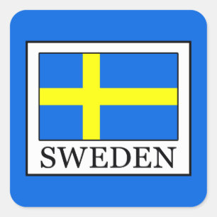 Sweden Square Sticker
