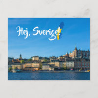 Sweden Stockholm Hej Sverige Postcrossing