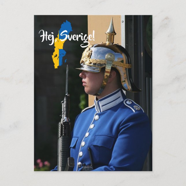 Sweden Stockholm royal guard Postcrossing Postcard (Front)