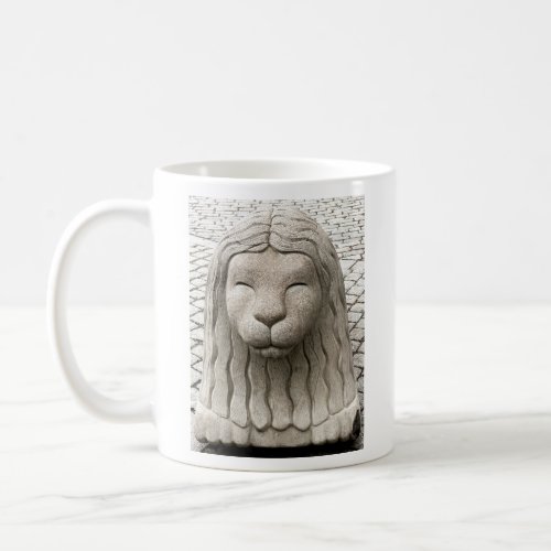 Sweden Stone Lion Stockholm Photograph Coffee Mug