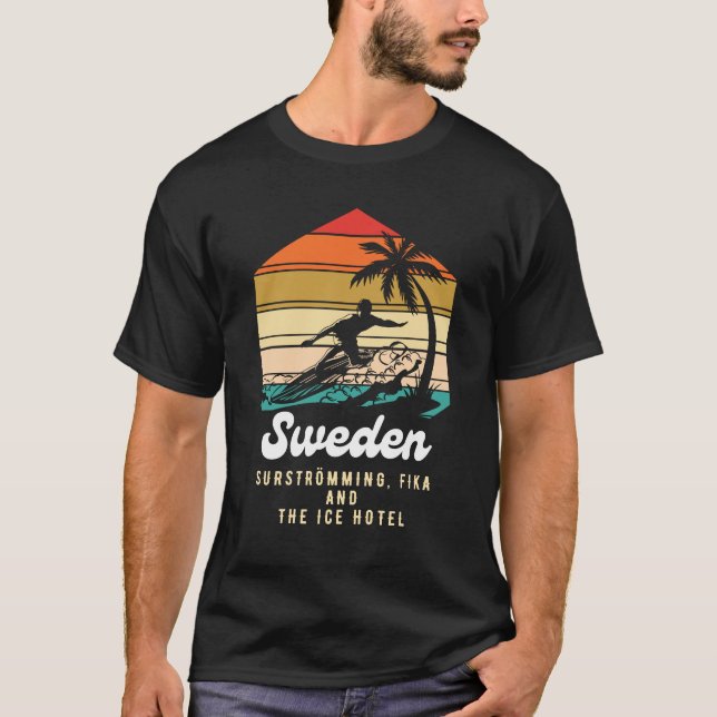 Sweden surstromming fika ice hotel T-Shirt (Front)