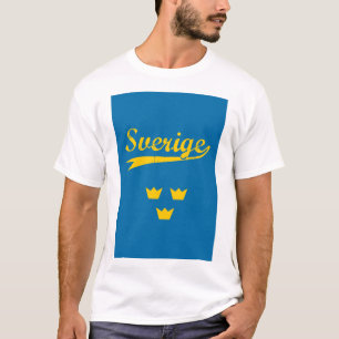 Sweden, Sverige, 3 crowns T-Shirt