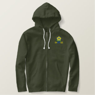 Sweden Sverige  Embroidered Soccer hoodie