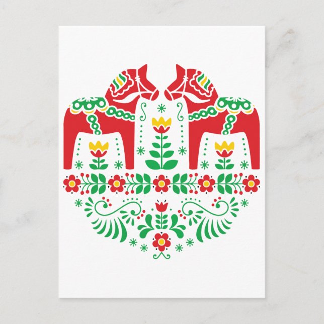 Sweden Sverige Viking Norden Scandinavia Midsommar Postcard (Front)