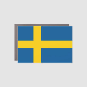 Sweden (Swedish) Flag Car Magnet