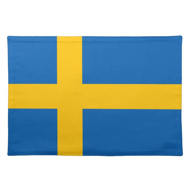 Sweden - Swedish Flag Cloth Placemat (Front)