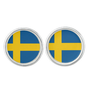 Sweden (Swedish) Flag Cufflinks
