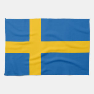 Sweden - Swedish Flag Kitchen Towel
