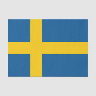 Sweden & Swedish Flag tissue paper /fashion decor
