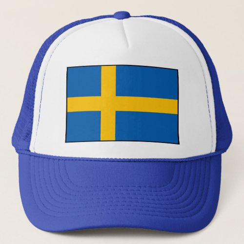 Sweden _ Swedish Flag Trucker Hat
